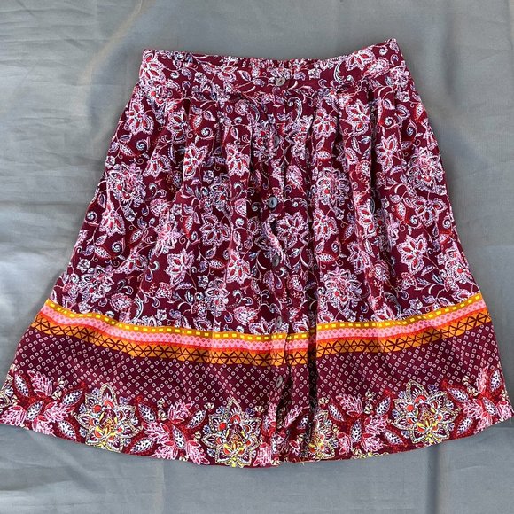 Xhilaration Boho Style Mini Skirt Women Size XS - Picture 4 of 7